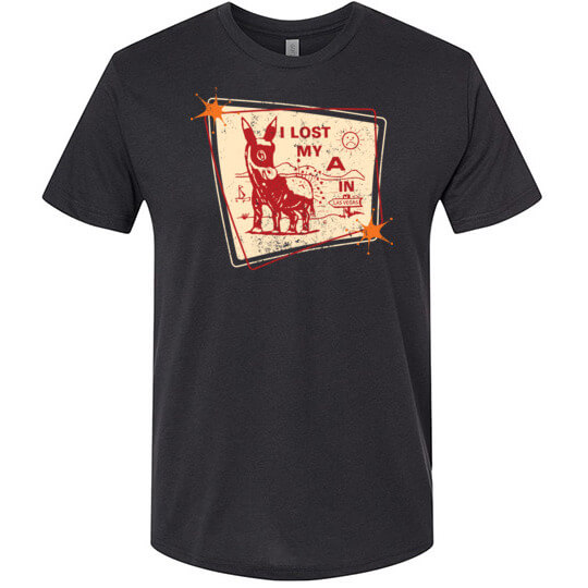 I Lost My A In Las Vegas, Triblend Tee