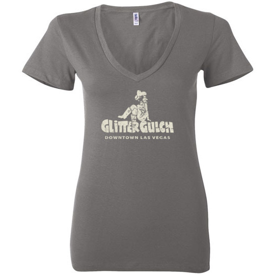 Glitter Gulch Hotel and Casino, Las Vegas, Bella Ladies V-Neck