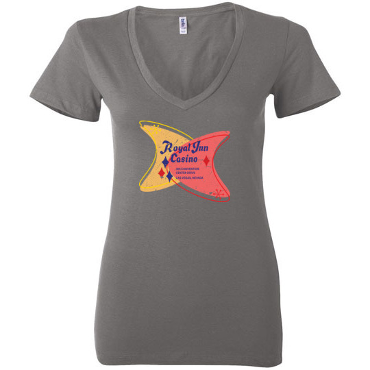 Royal Inn Hotel and Casino, Las Vegas, Bella Ladies V-Neck