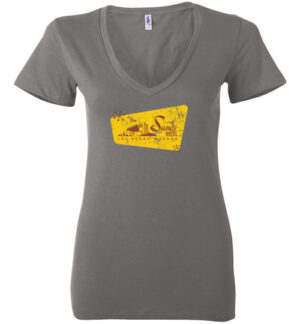 Sands Hotel and Casino, Las Vegas, Version 6, Bella Ladies V-Neck
