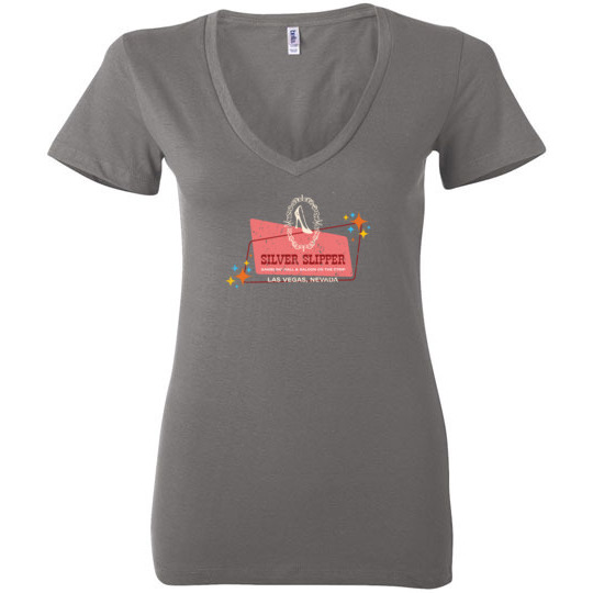 Silver Slipper Hotel and Casino, Las Vegas, Bella Ladies V-Neck