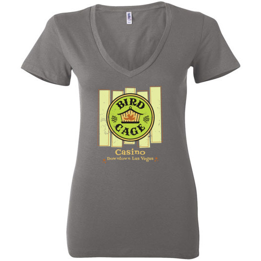 Bird Cage Hotel and Casino, Las Vegas, Bella Ladies V-Neck
