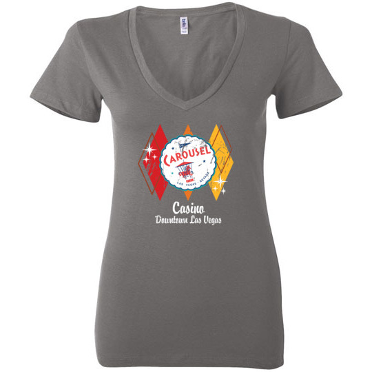Carousel Hotel and Casino, Las Vegas, Bella Ladies V-Neck