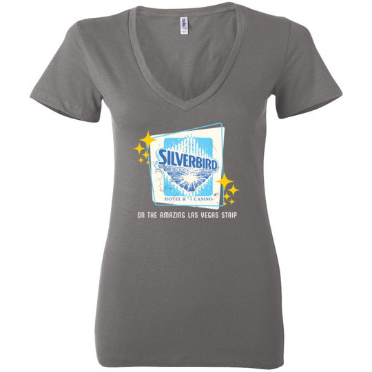 Silverbird Hotel and Casino, Las Vegas, Bella Ladies V-Neck Tee