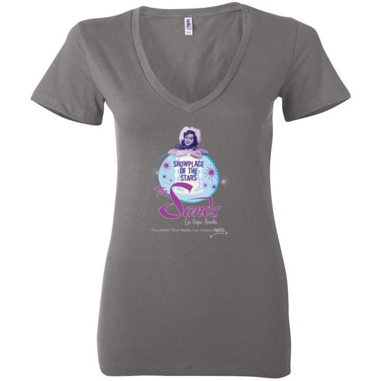 The Sands Hotel and Casino, Las Vegas, Version 9, Bella Ladies V-Neck