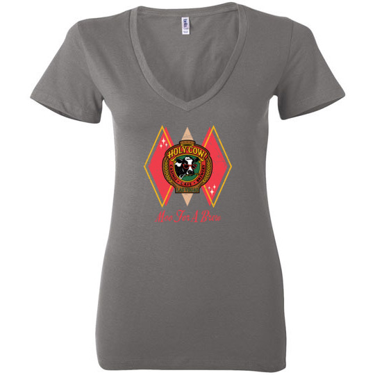 Holy Cow Casino Cafe Brewery, Las Vegas, Bella Ladies V-Neck Tee