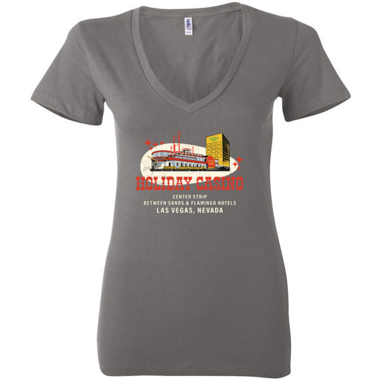 Holiday Casino, Las Vegas, Bella Ladies V-Neck Tee