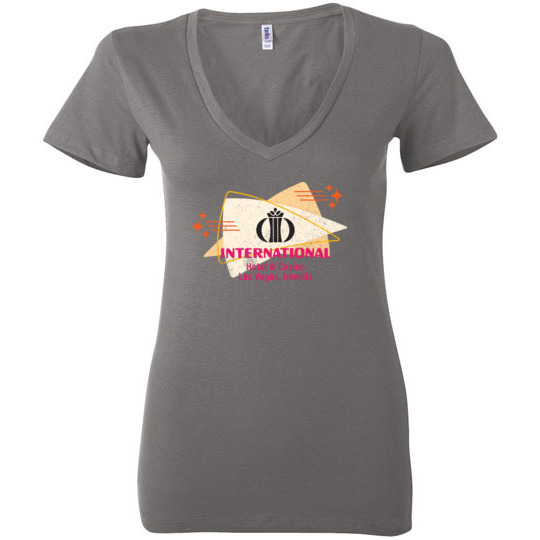 International Hotel, Las Vegas, Bella Ladies V-Neck Tee