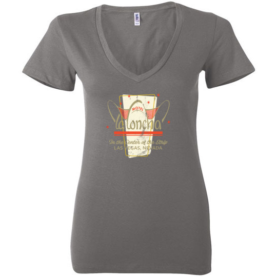 La Concha Motel, Las Vegas, Bella Ladies V-Neck