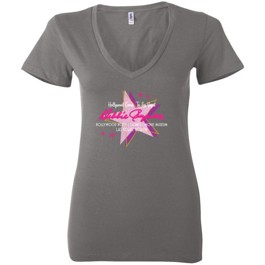 Debbie Reynolds Hotel and Casino, Las Vegas, Bella Ladies V-Neck Tee