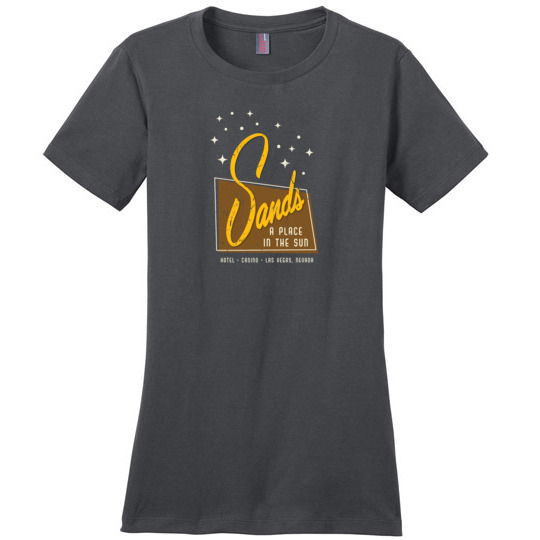 Sands Hotel and Casino, Las Vegas, Version 1, Ladies Cotton Tee