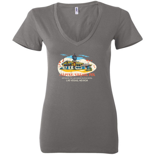 Alpine Village Inn, Restaurant and Inn, Las Vegas, Bella Ladies V-Neck Tee