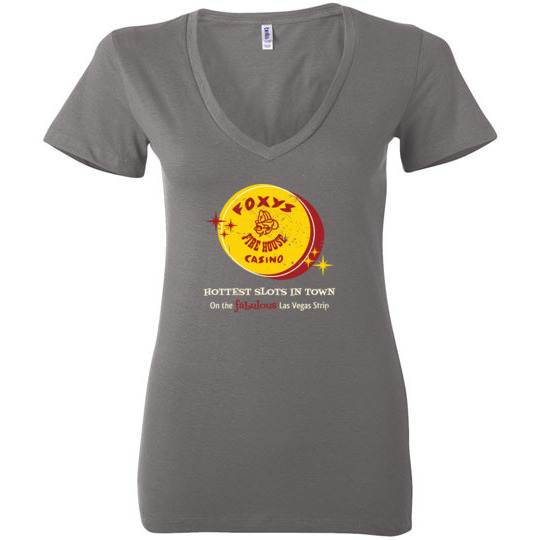 Foxy's Firehouse Casino, Las Vegas, Bella Ladies V-Neck Tee