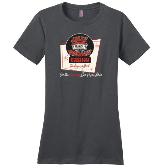 Jolly Trolley Casino, Las Vegas, Ladies Cotton Tee