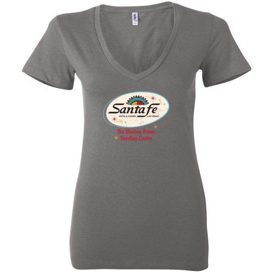 Santa Fe Hotel and Casino, Las Vegas, Bella Ladies V-Neck Tee