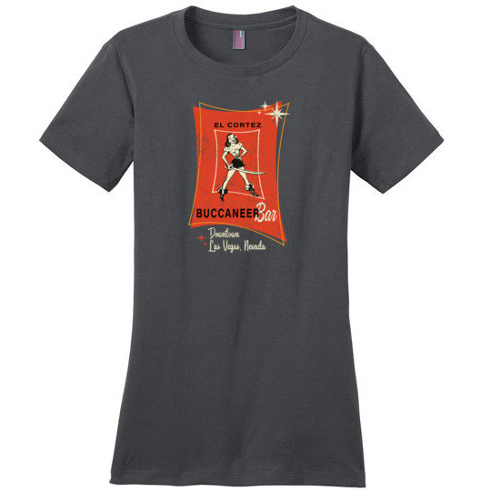 Buccaneer Bar, Las Vegas, Ladies Cotton Tee