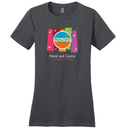 Paradise Hotel and Casino, Las Vegas, Ladies Cotton Tee