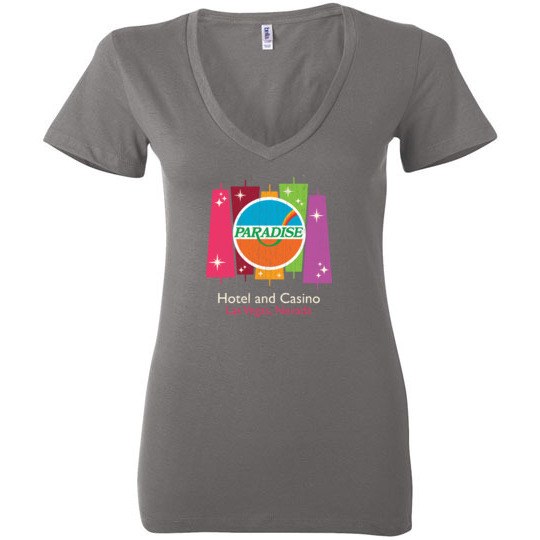 Paradise Hotel and Casino, Las Vegas, Bella Ladies V-Neck Tee