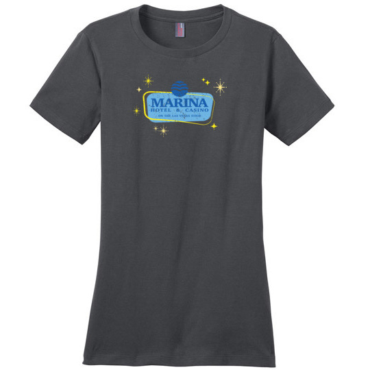 Marina Hotel and Casino, Las Vegas, Ladies Cotton Tee