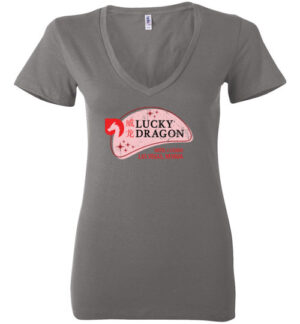 Lucky Dragon Hotel and Casino, Las Vegas, Bella Ladies V-Neck Tee