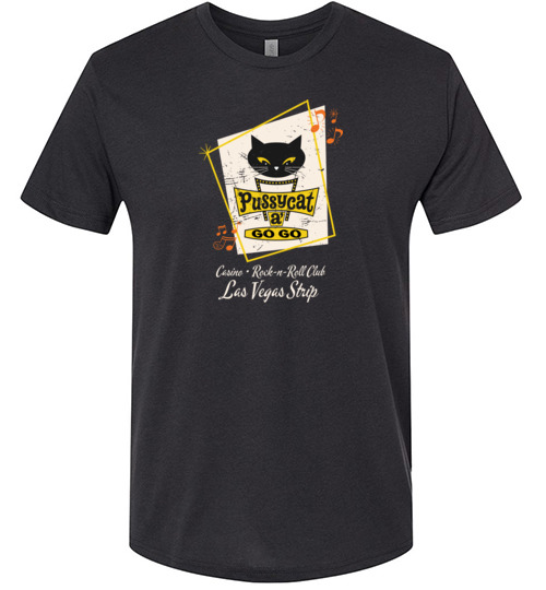 Pussycat a' Go-Go, Las Vegas, Triblend Tee