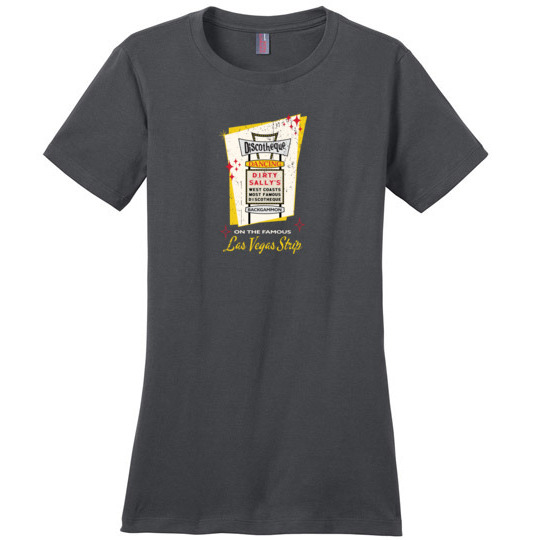 Dirty Sally's Discotheque, Las Vegas, Ladies Cotton Tee