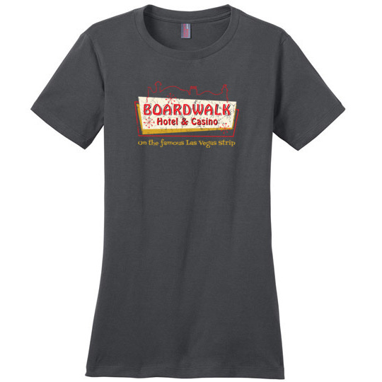 Boardwalk Hotel and Casino, Las Vegas, Ladies Cotton Tee