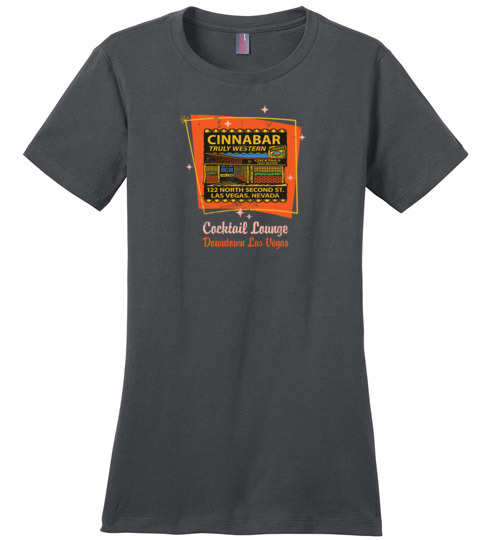 Cinnabar Cocktail Lounge, Las Vegas, Ladies Cotton Tee