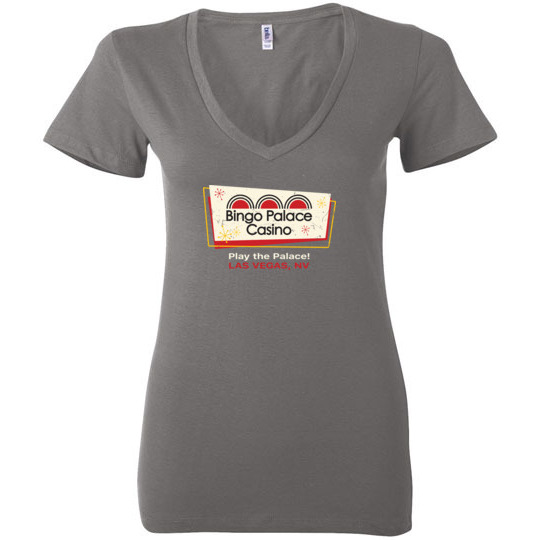 Bingo Palace Casino, Las Vegas, Bella Ladies V-Neck Tee
