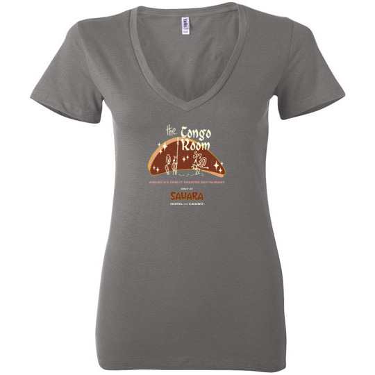 Congo Room Restaurant, Las Vegas, Bella Ladies V-Neck Tee