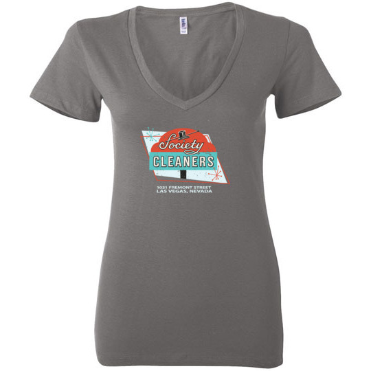Society Cleaners, Las Vegas, Bella Ladies V-Neck Tee