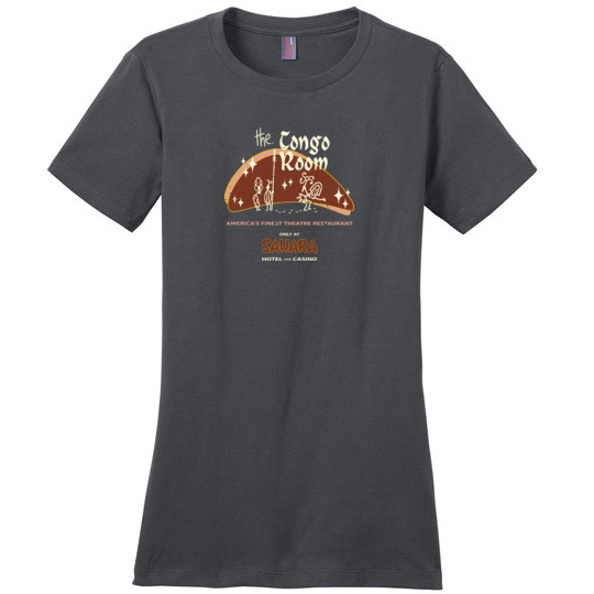 Congo Room Restaurant, Las Vegas, Ladies Cotton Tee