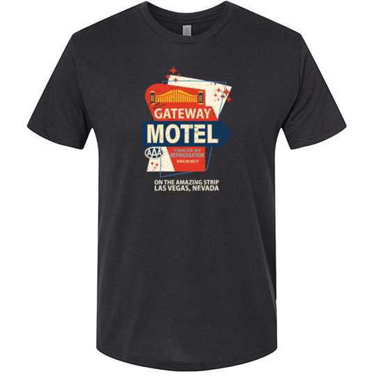 Gateway Motel, Las Vegas, Triblend Tee