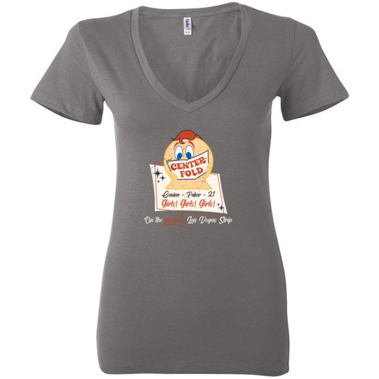 Centerfold Casino, Las Vegas, Bella Ladies V-Neck Tee