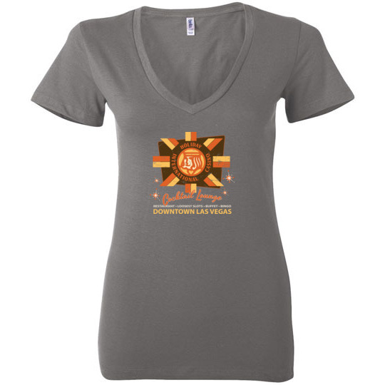 Holiday International Casino, Las Vegas, Bella Ladies V-Neck Tee
