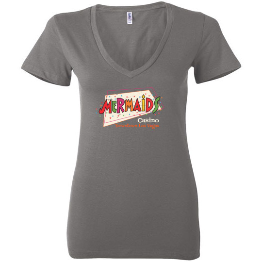 Mermaids Casino, Las Vegas, Bella Ladies V-Neck Tee