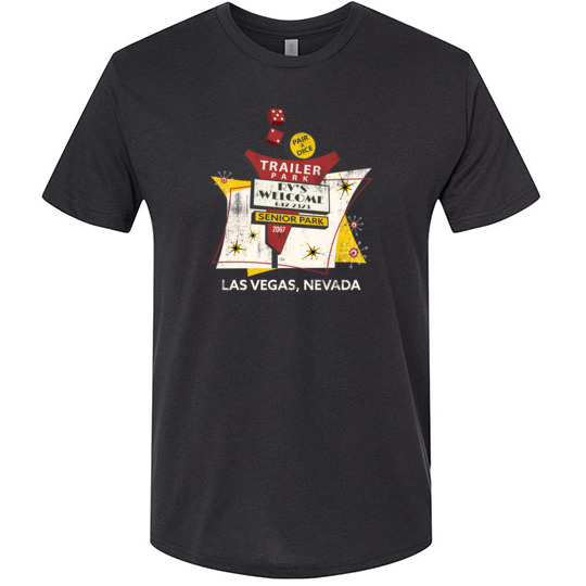 Pair A Dice Trailer Park, Las Vegas, Triblend Tee