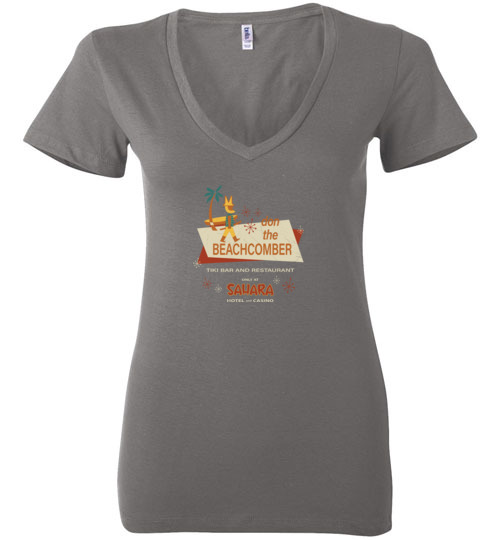 Don The Beachcomber, Las Vegas, Bella Ladies V-Neck Tee