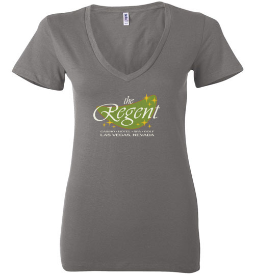 The Regent Hotel and Casino, Las Vegas, Bella Ladies V-Neck Tee