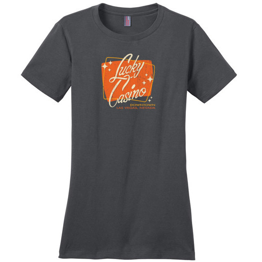 Lucky Casino, Las Vegas, Ladies Cotton Tee