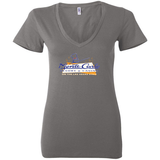 Monte Carlo Resort and Casino, Las Vegas, Bella Ladies V-Neck Tee