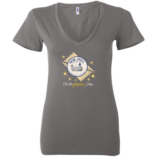 Nob Hill Casino, Las Vegas, Bella Ladies V-Neck Tee