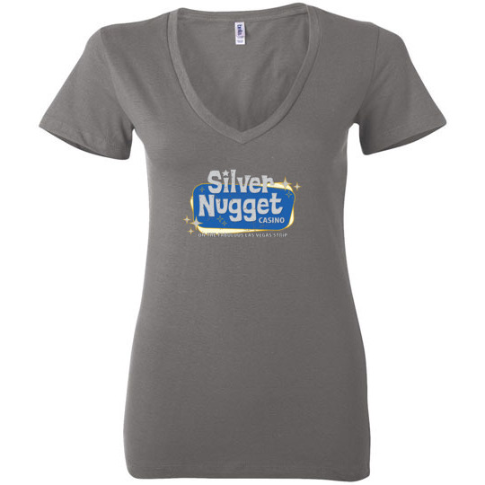 Silver Nugget Casino, Las Vegas, Bella Ladies V-Neck Tee