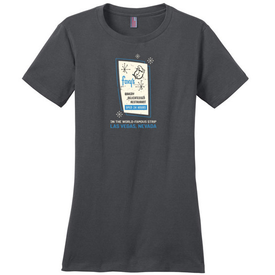 Foxy's Deli, Restaurant & Bakery, Las Vegas, Ladies Cotton Tee