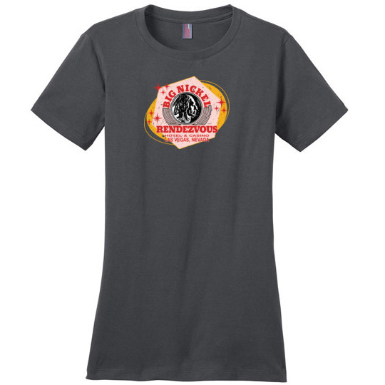 Big Nickel Rendezvous Hotel and Casino, Las Vegas, Ladies Cotton Tee