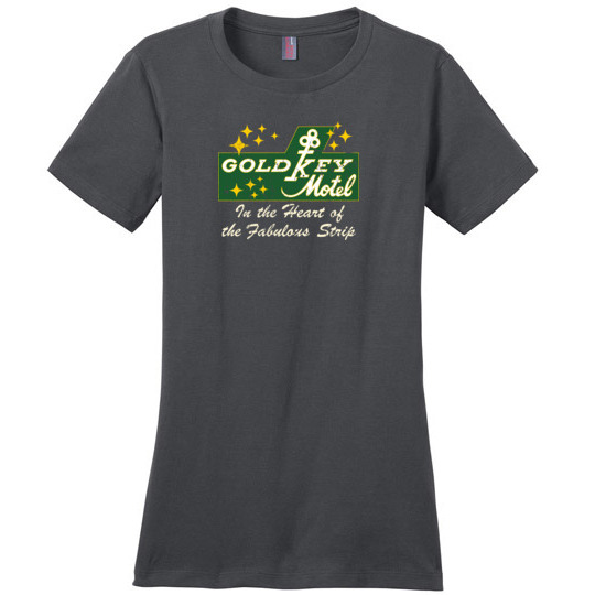 Gold Key Motel, Las Vegas, Version 2, Ladies Cotton Tee