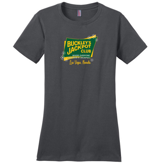 Buckley's Jackpot Club, Las Vegas, Version 1, Ladies Cotton Tee