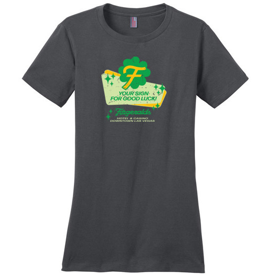 Fitzgerald's Hotel and Casino, Las Vegas, Version 2, Ladies Cotton Tee