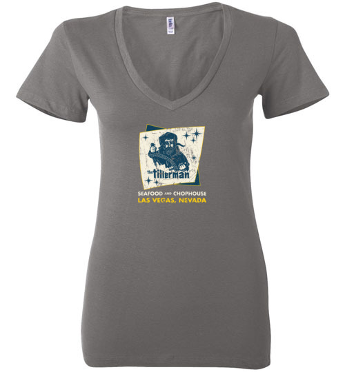 The Tillerman, Las Vegas, Bella Ladies V-Neck Tee