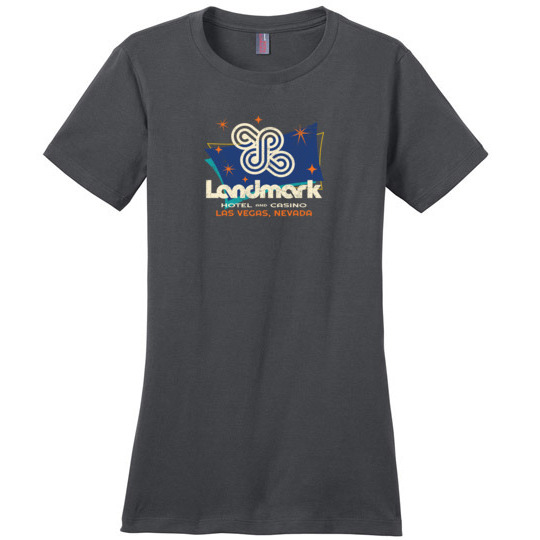 Landmark Hotel and Casino, Las Vegas, Version 2, Ladies Cotton Tee